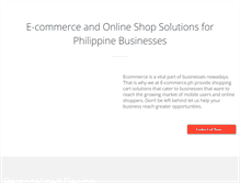 Tablet Screenshot of e-commerce.ph